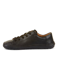 Barefoot sneakers - Laces, black leather