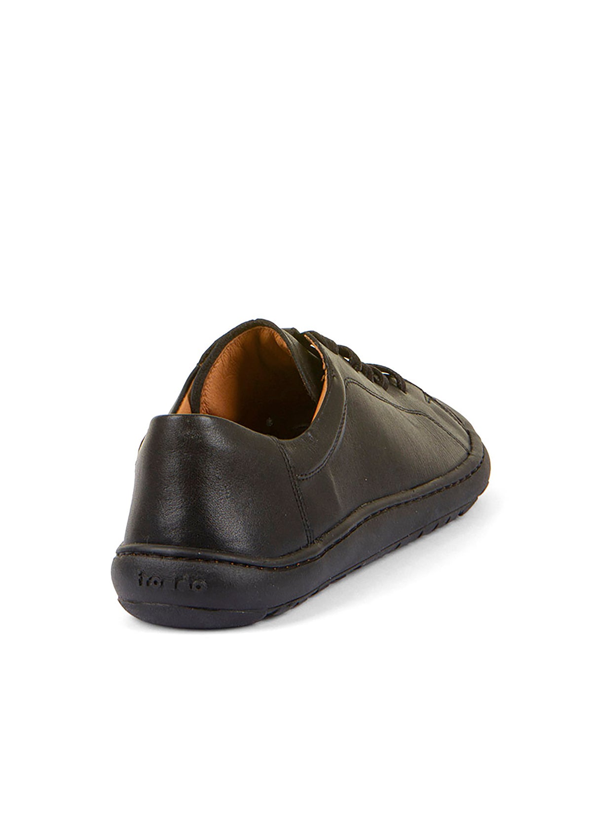 Barefoot sneakers - Laces, black leather