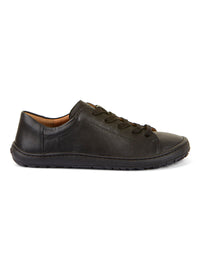 Barefoot sneakers - Laces, black leather