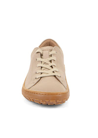 Barfotasneakers - Laces, beige läder