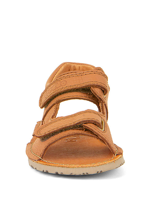 Lasten paljasjalkasandaalit, Flexy Mini - konjakinruskea