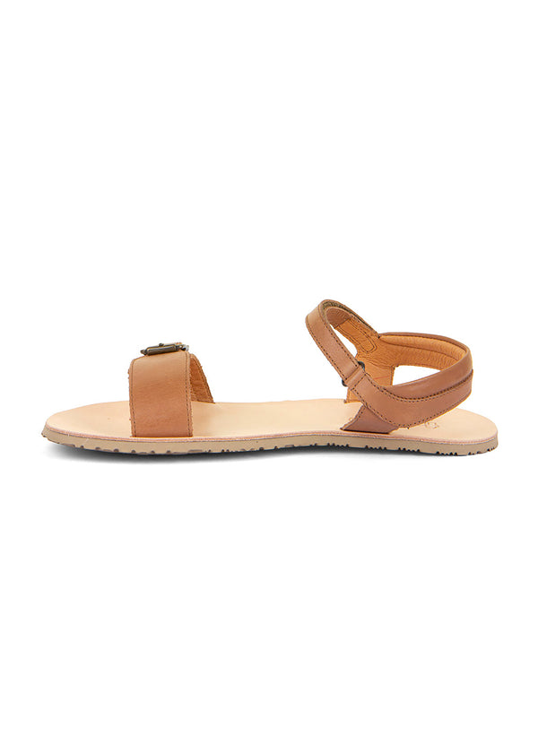 Barefoot shoes, sandals - Flexy Buckle, brown leather