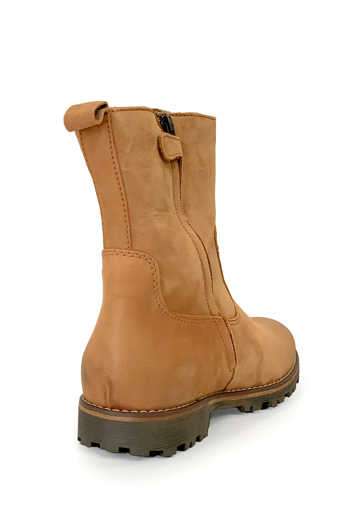 Winter boots - cognac brown, buckle decoration, Froddo-TEX
