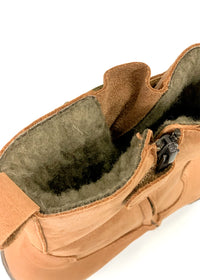 Winter boots - cognac brown, buckle decoration, Froddo-TEX