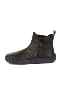 Barefoot ankle boots - Chelys, textile lining, black