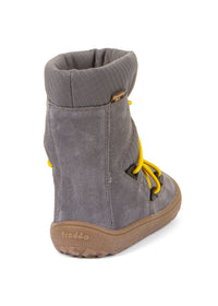 Barefoot shoes - winter boots, TEX Track Wool - gray