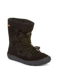 Barefoot shoes - winter boots, TEX Track Wool - black