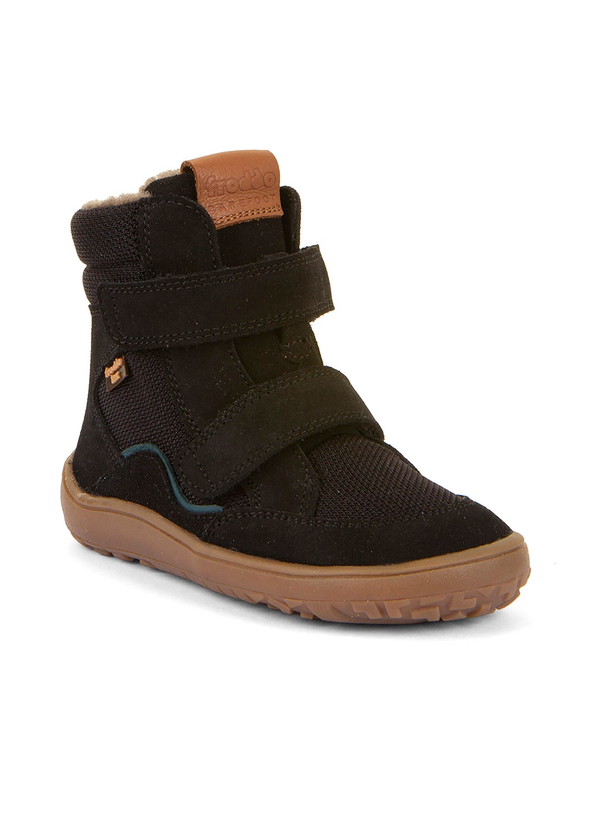 Barns barfotaskor - vinterkängor, TEX Winter - svart