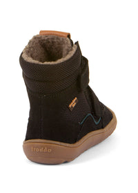 Barns barfotaskor - vinterkängor, TEX Winter - svart