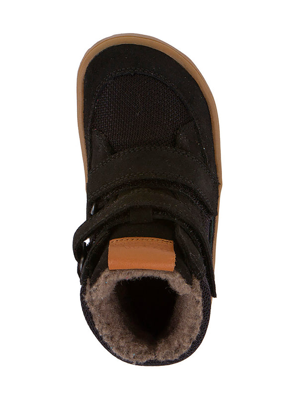 Children's barefoot shoes - winter shoes, TEX Winter - black