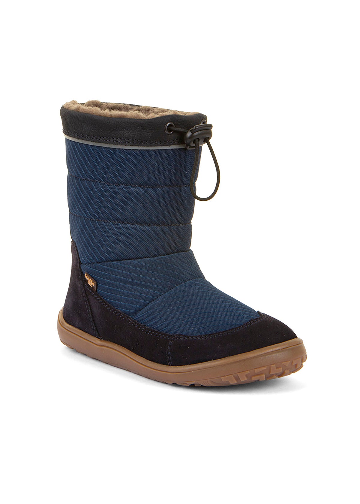 Paljasjalkakengät - talvikengät, Up TEX Snow Wool, tummansininen