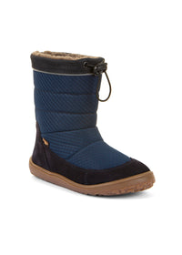 Paljasjalkakengät - talvikengät, Up TEX Snow Wool, tummansininen