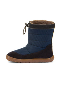 Paljasjalkakengät - talvikengät, Up TEX Snow Wool, tummansininen