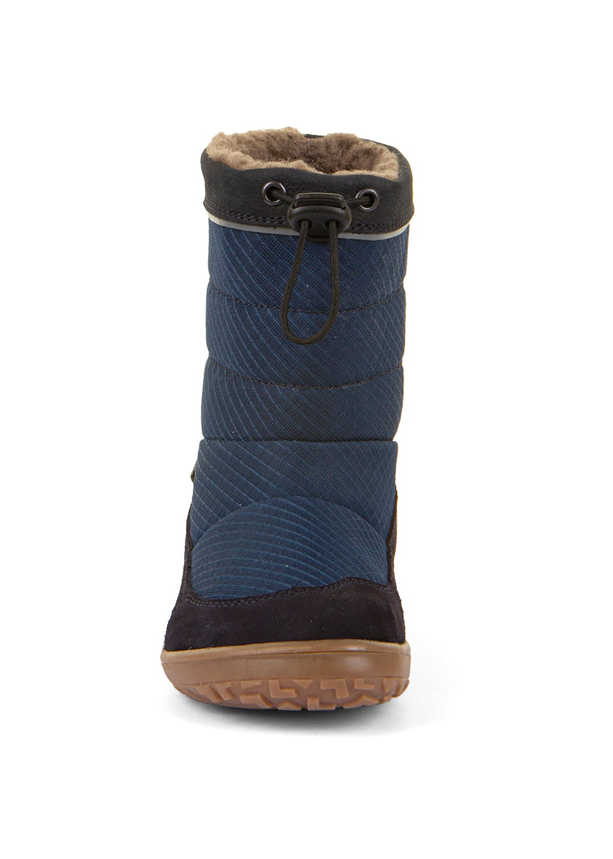 Paljasjalkakengät - talvikengät, Up TEX Snow Wool, tummansininen