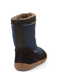 Paljasjalkakengät - talvikengät, Up TEX Snow Wool, tummansininen