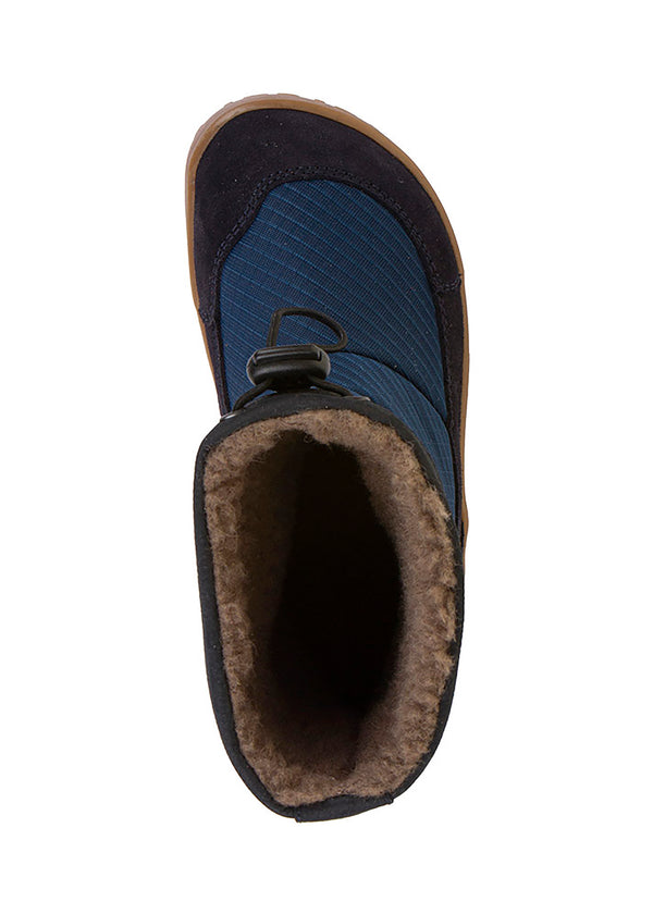 Barefoot shoes - winter shoes, Up TEX Snow Wool, dark blue