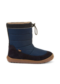 Paljasjalkakengät - talvikengät, Up TEX Snow Wool, tummansininen