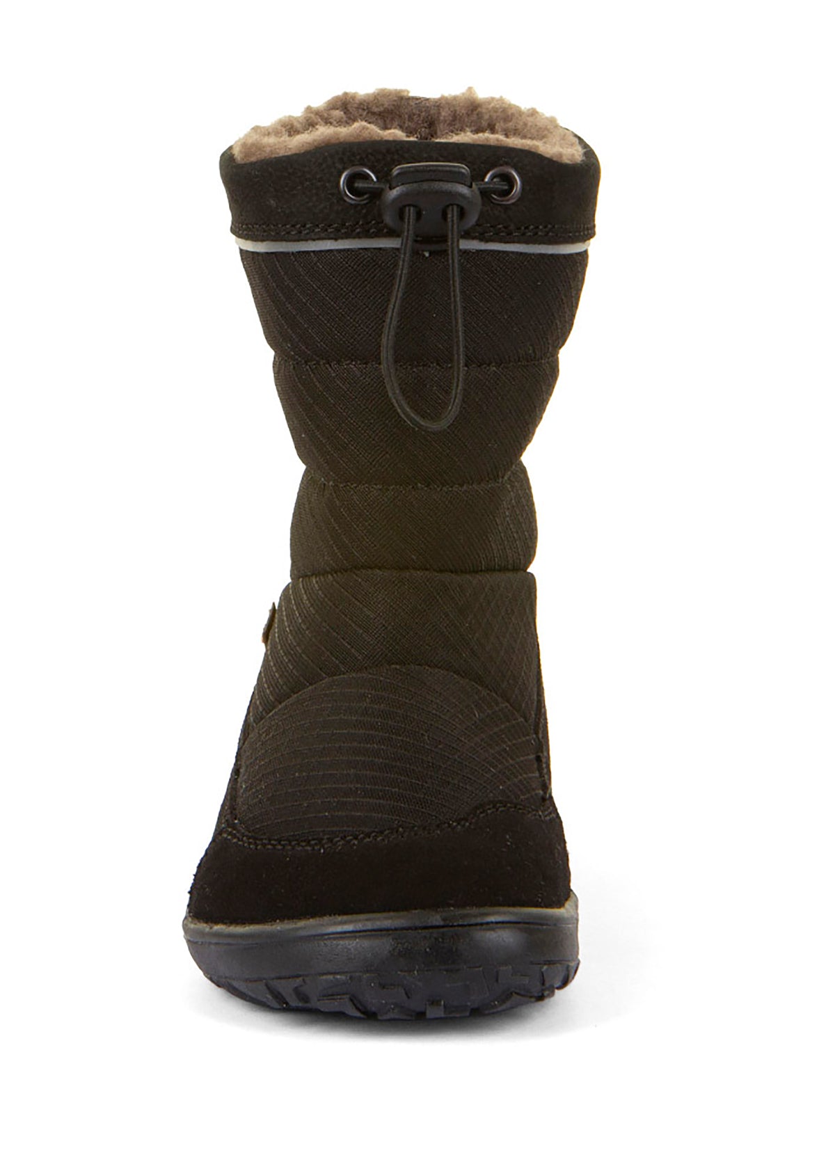 Paljasjalkakengät - talvikengät, Up TEX Snow Wool, musta