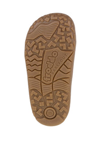 Barefoot shoes - winter boots, TEX Suede - beige leather, leopard print