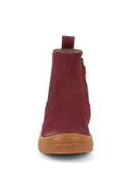 Chelsea ankle boots - dark red leather, Froddo-TEX