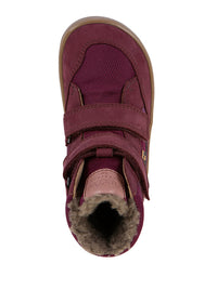 Lasten paljasjalkakengät, talvikengät - Up Hill Wool Tex, punainen