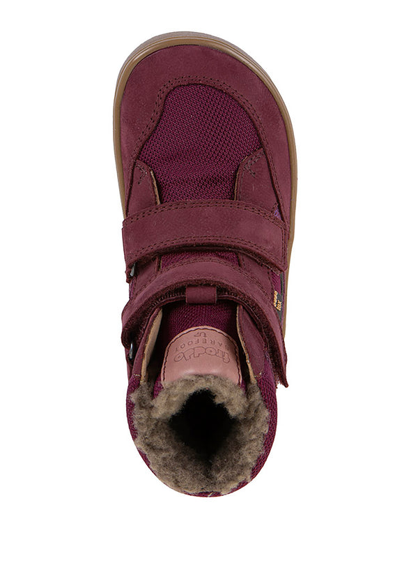 Lasten paljasjalkakengät, talvikengät - Up Hill Wool Tex, punainen