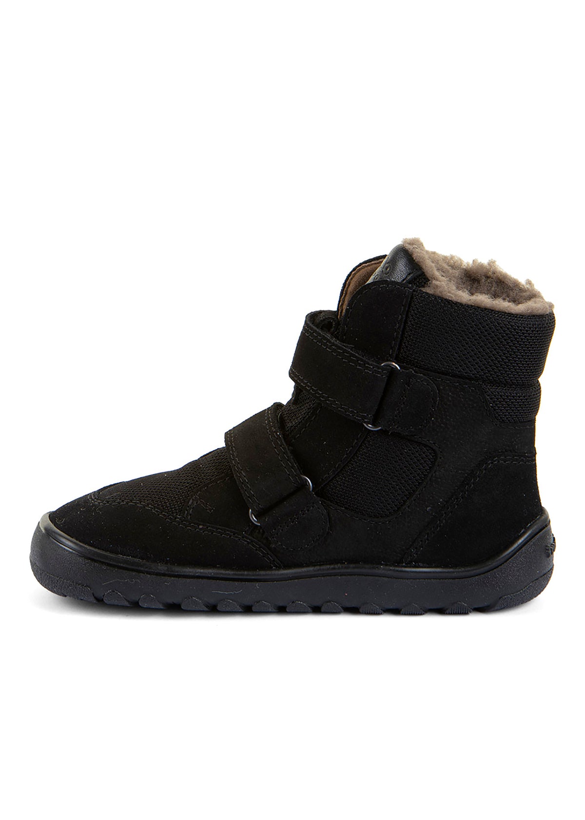 Lasten paljasjalkakengät, talvikengät - Up Hill Wool Tex, musta