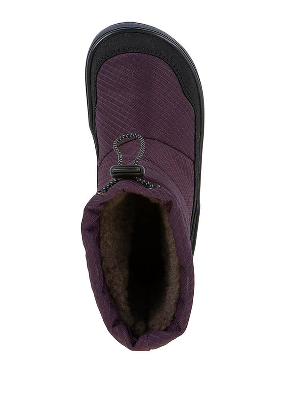 Paljasjalkakengät - talvikengät, Up TEX Snow Wool, violetti