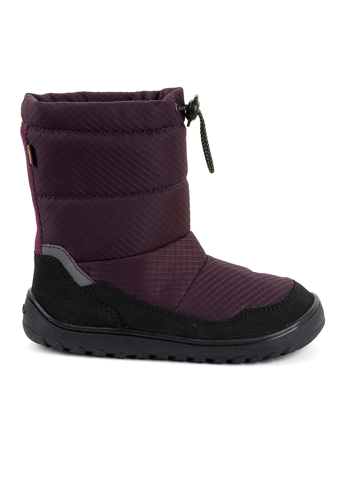 Paljasjalkakengät - talvikengät, Up TEX Snow Wool, violetti