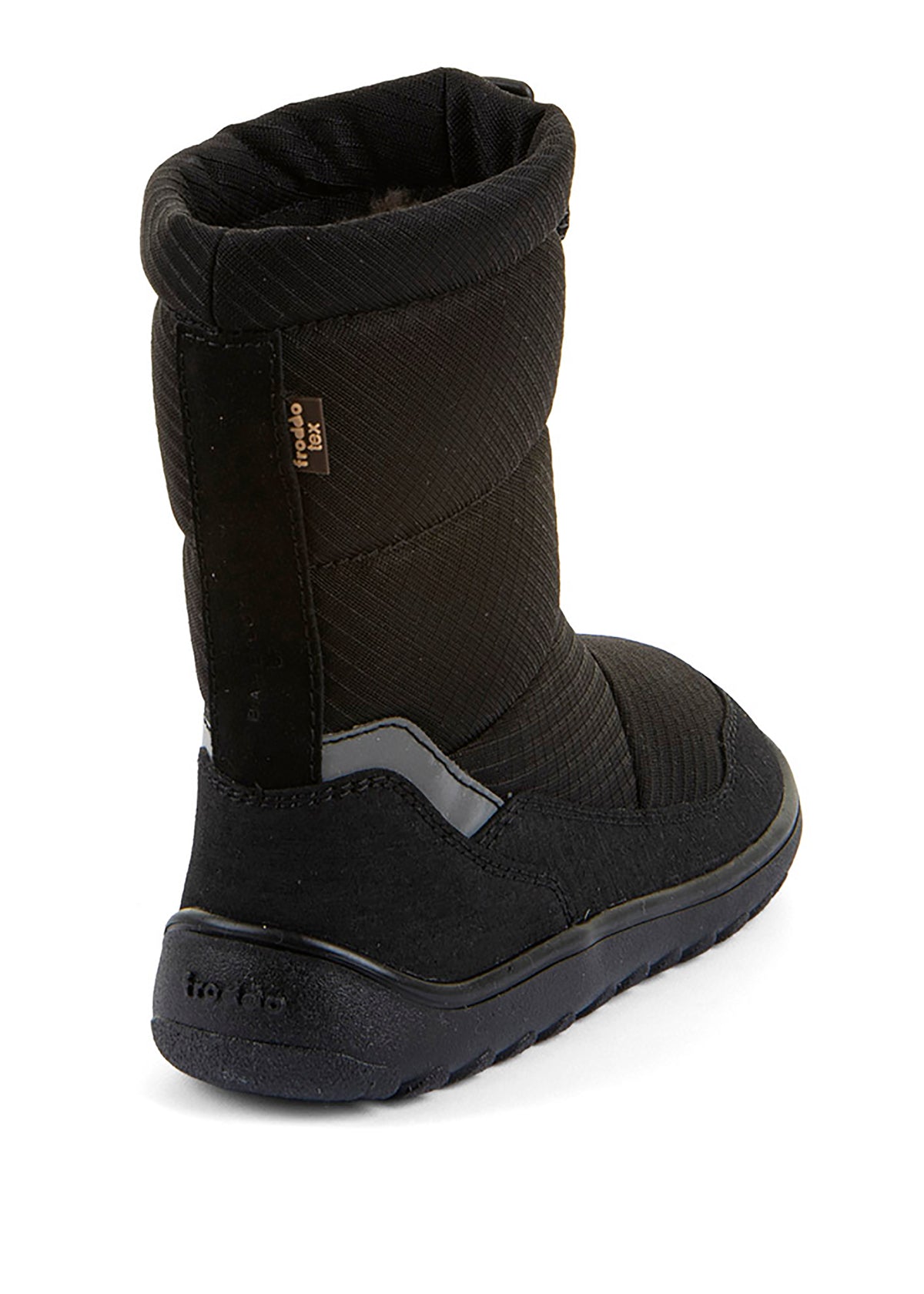 Barefoot shoes - winter shoes, Up TEX Snow Wool, black (Larger sizes 33–42)
