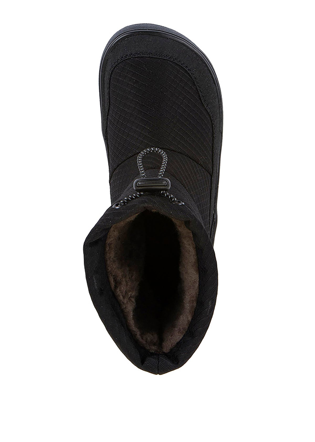 Barefoot shoes - winter shoes, Up TEX Snow Wool, black (Larger sizes 33–42)