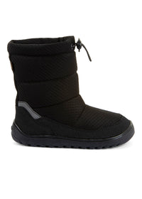 Barefoot shoes - winter shoes, Up TEX Snow Wool, black (Larger sizes 33–42)