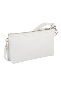 Naisten juhlalaukku - valkoinen, Emmy Clutch