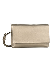 Naisten juhlalaukku - metallinhohtoinen roosa, Salara Clutch