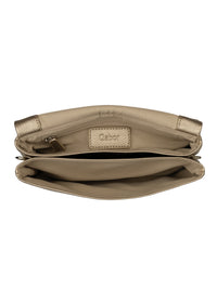 Naisten juhlalaukku - metallinhohtoinen roosa, Salara Clutch