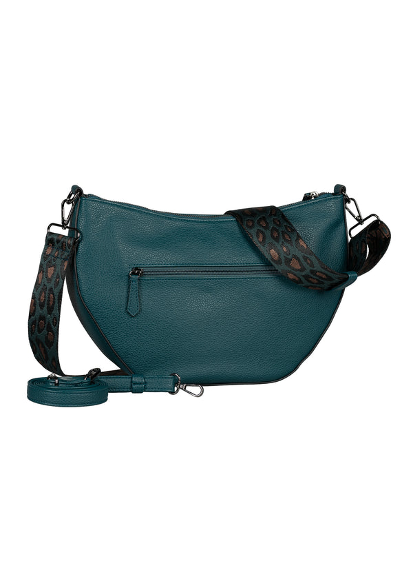 Naisten olkalaukku - petrooli, Linda Cross Bag