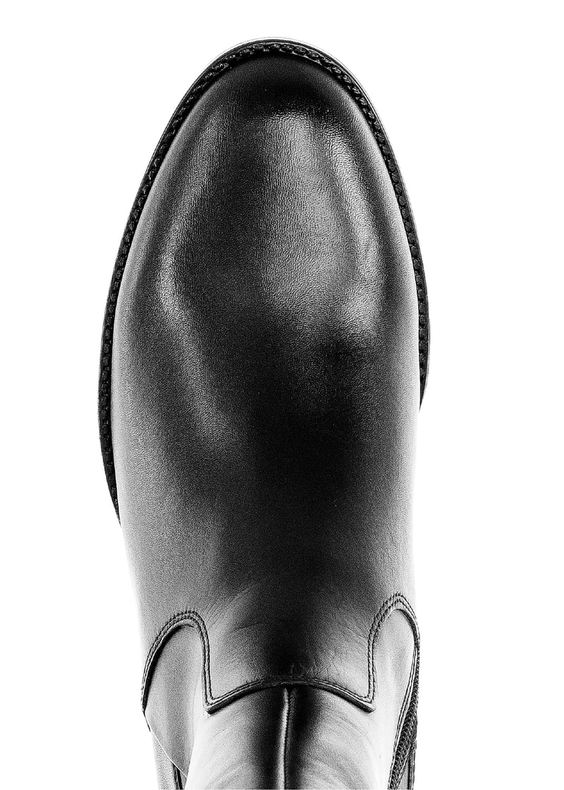 Boots with stud heel - black, M-arm