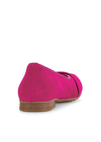 Ballerinaskor - rosa nubuck läder