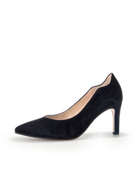 Korkokengät - musta nupukkinahka