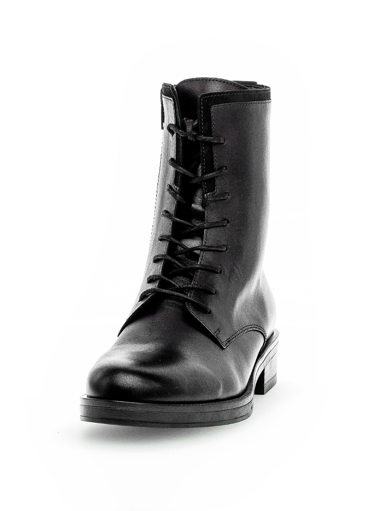 Nauhalliset nilkkurit - musta nahka