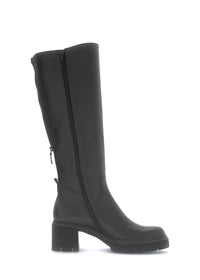 Saappaat - musta nahka, M-L-varsi