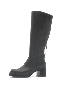 Saappaat - musta nahka, M-L-varsi