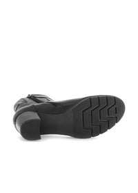 Nilkkurit tolppakorolla - musta, solkikoriste