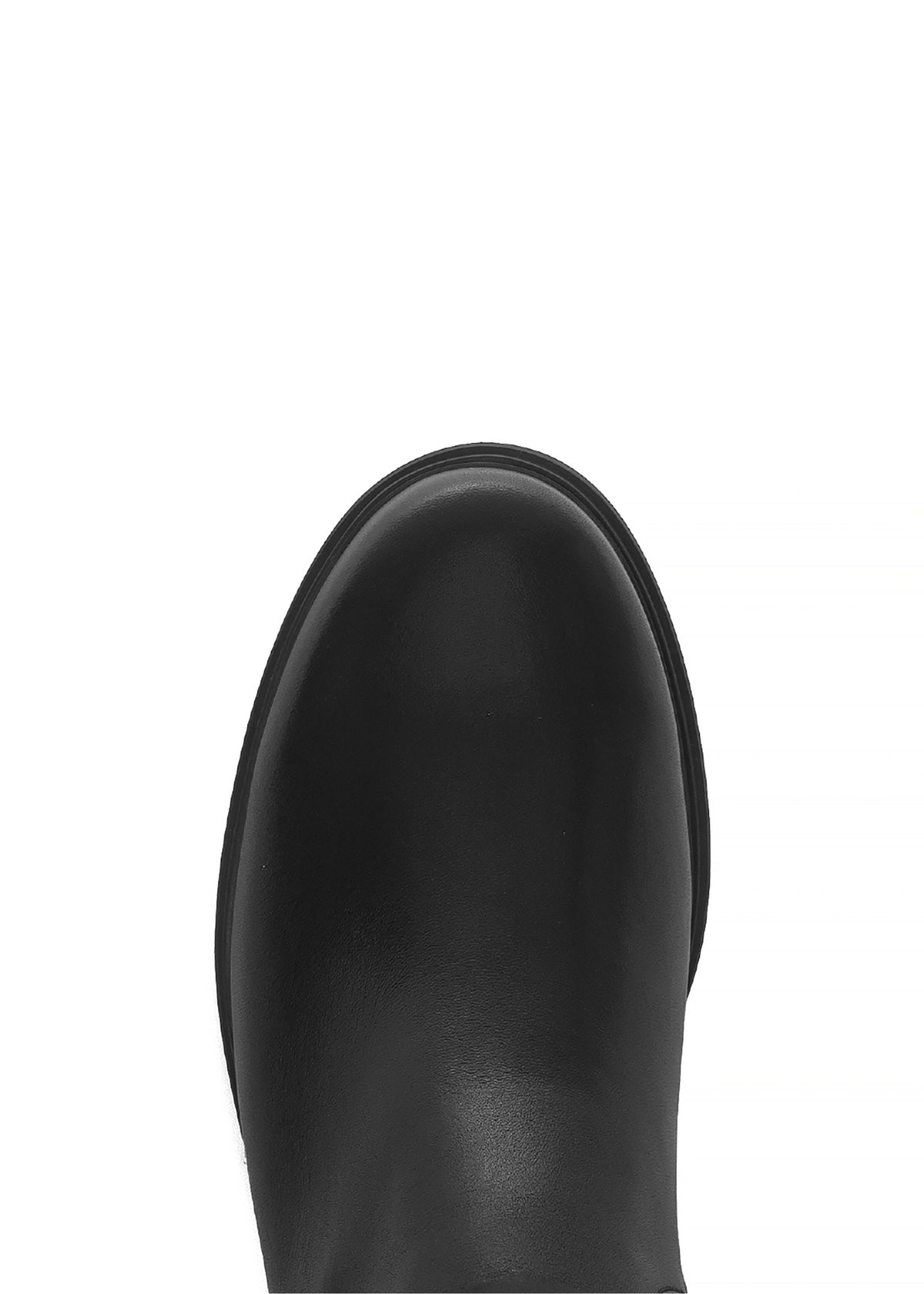 Saappaat - musta nahka, L-XL-varsi