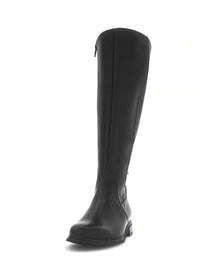 Saappaat - musta nahka, L-XL-varsi