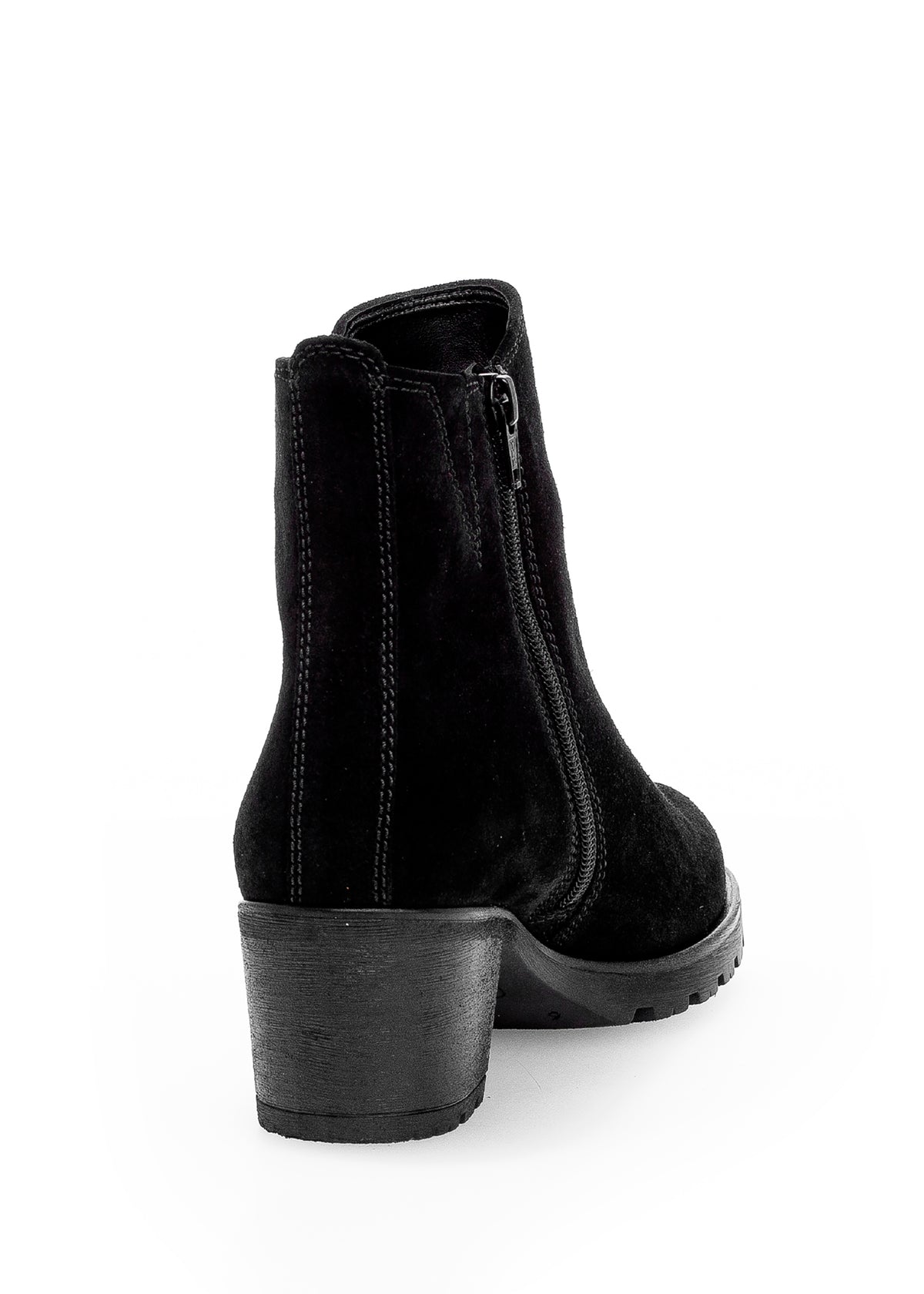 Nilkkurit tolppakorolla - musta mokkanahka