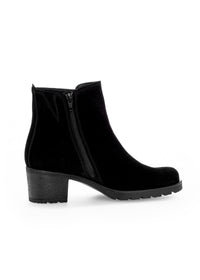 Nilkkurit tolppakorolla - musta mokkanahka