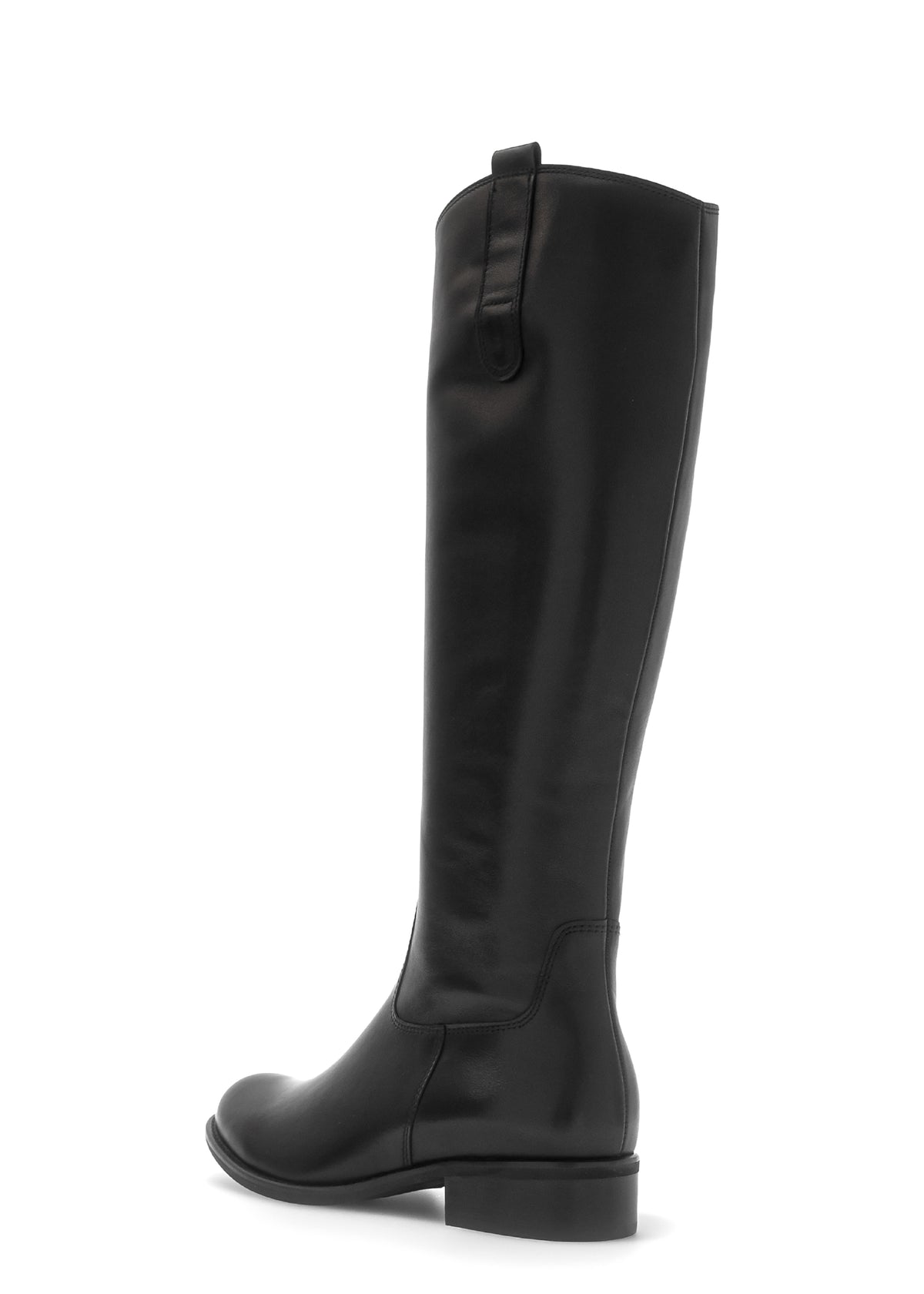 Boots - black leather, S shaft
