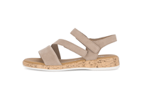 Sandals - beige leather straps