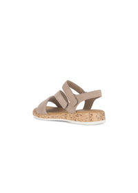 Sandals - beige leather straps